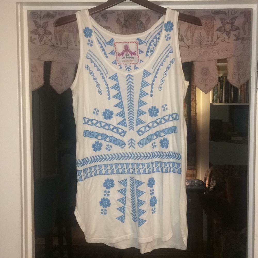 Johnny Was cotton tunic tank.